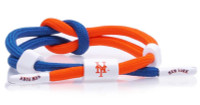 Rastaclat Baseball New York Mets Outfield Knotted Bracelet - Blue & Orange