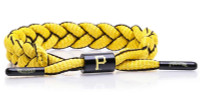 Rastaclat Baseball Pittsburgh Pirates Infield Braided Bracelet - Gold & Black