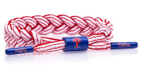 Rastaclat Baseball Philadelphia Phillies Infield Braided Bracelet - White & Red