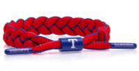 Rastaclat Baseball Texas Rangers Infield Braided Bracelet - Red & Blue