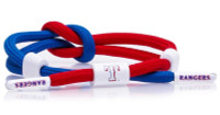 Rastaclat Baseball Texas Rangers Outfield Knotted Bracelet - Red/White/Blue