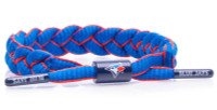 Rastaclat Baseball Blue Jays Infield Braided Bracelet - Blue & Red