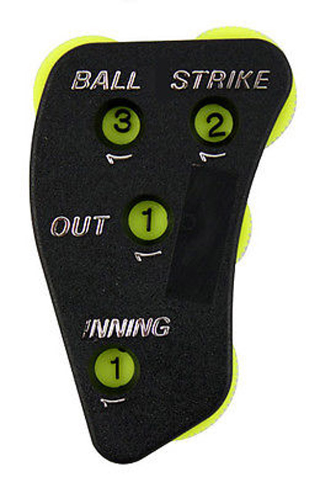 Counter Track Pitches Base/Softball A048 Champro Umpire Ump Indicator 4 Dial 