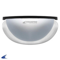 Champro Adult Visor for Umpire Face Mask Baseball Black/Clear CMSV