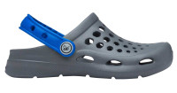 Joybees Kids Active Clog - Durable & Comfortable Sandal - Charcoal/Sport Blue