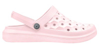 Joybees Women's Varsity Clog - Lightweight & Soft Honeycomb Sandal - Pale Pink