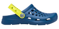 Joybees Kids Active Clog - Durable & Comfortable Sandal - Navy Blue/Citrus