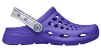Joybees Kids Active Clog - Durable & Comfortable Sandal - Violet/Silver