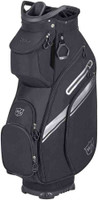 Wilson Staff EXO II Cart Golf Bag, 14 Divided Club Sections - Black/Silver