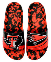 Hype Unisex Texas Tech University Red Raiders Slydr Slide Sandal - Black/Scarlet