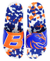 Hype Unisex Boise State Broncos Slide Sandals - Soft Rubber, Orange/Blue