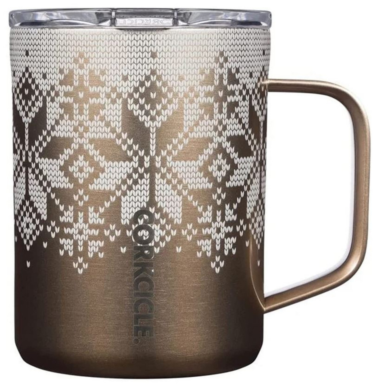 Corkcicle 16 oz Triple Insulated Stainless Steel Mug With Handle ...