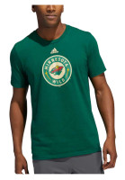 Adidas Men's Minnesota Wild Amplifier NHL Short Sleeve Crew-Neck T-Shirt - Green