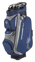 Wilson Staff Xtra Full-Size Golf Cart Bag, 14-Way Top & 7 Pockets - Navy & Gray