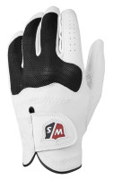 Wilson Men's Conform Golf Glove - Right Handed - Leather & Mesh, White
