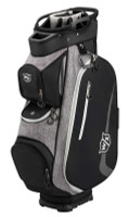 Wilson Staff Xtra Full-Size Golf Cart Bag, 14-Way Top & 7 Pockets - Black & Gray