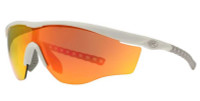 Rawlings Pro Preferred Unisex Adult Sport Sunglasses- White Frames & Orange Lens