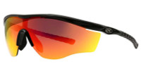 Rawlings Pro Preferred Unisex Adult Sport Sunglasses - Black Frames & Red Lenses