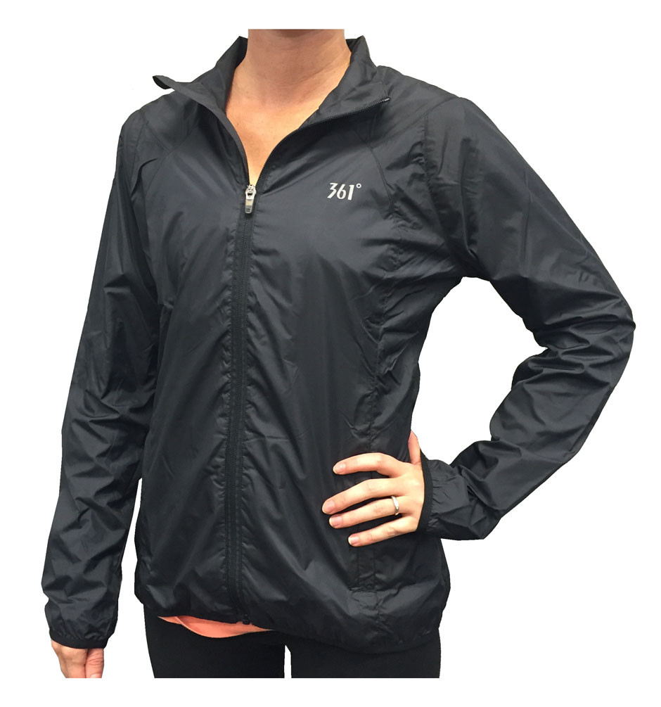 361 Degrees Women's Full Zip Windbreaker Jacket, 2 Color