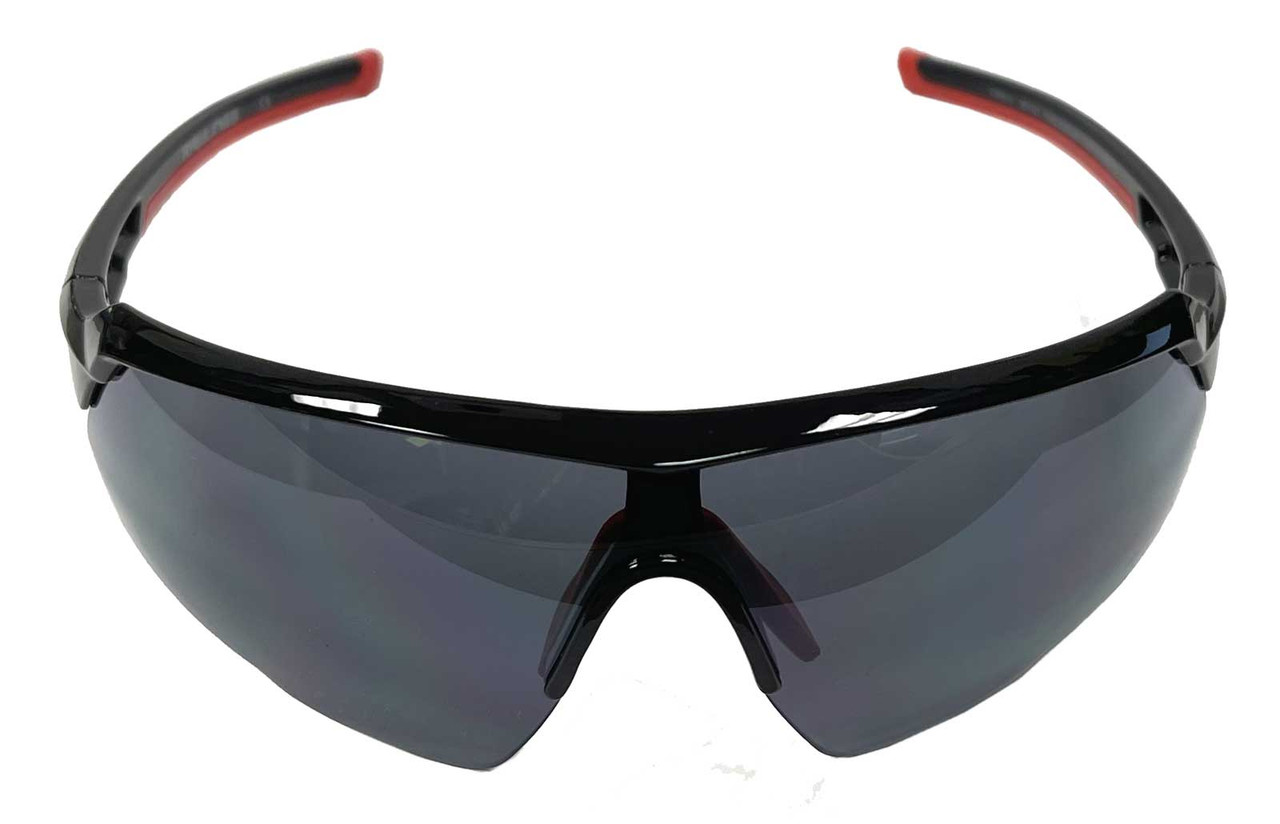 Rawlings LTS Men's Adult Sport Sunglasses Black & Red Frame With