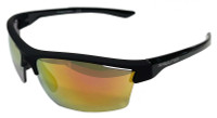 Rawlings LTS Youth Sport Sunglasses  –  Black Frame With Red Mirrored Lenses