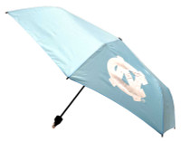 Storm Duds North Carolina Tar Heels 42” Mini Folding Umbrella W/Storm Clip– Blue