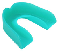 Game On Youth Strapless Protective Mouth Guard With Ventilated Case - Aqua Blue