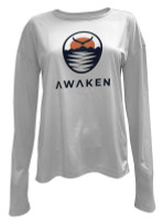 Under Armour UA Women's Awaken Eagle Sunset Boat Neck L/S Tee T-Shirt Shirt (S)