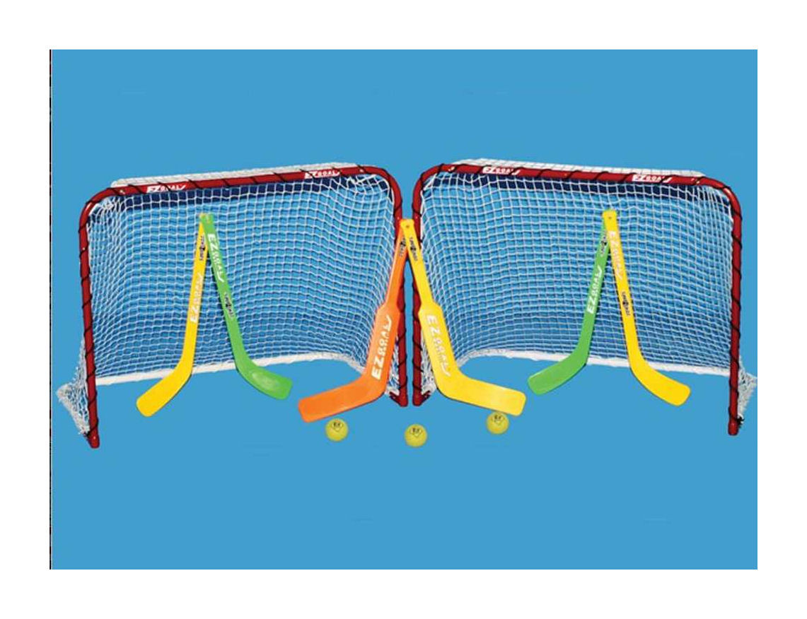 EZ Goal Set Di 2 Mini Porte Pieghevoli Da Hockey Per Bambini – Regalo Perfetto Per Piccoli Campioni