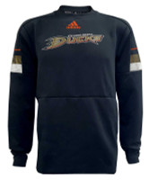 Adidas Men's NHL Anaheim Ducks Sweatshirt Hockey California Zip Pockets (M)
