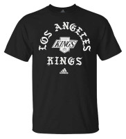Adidas Mens NHL LA Kings Short-sleeve S/S Tee T-Shirt Los Angeles California (L)