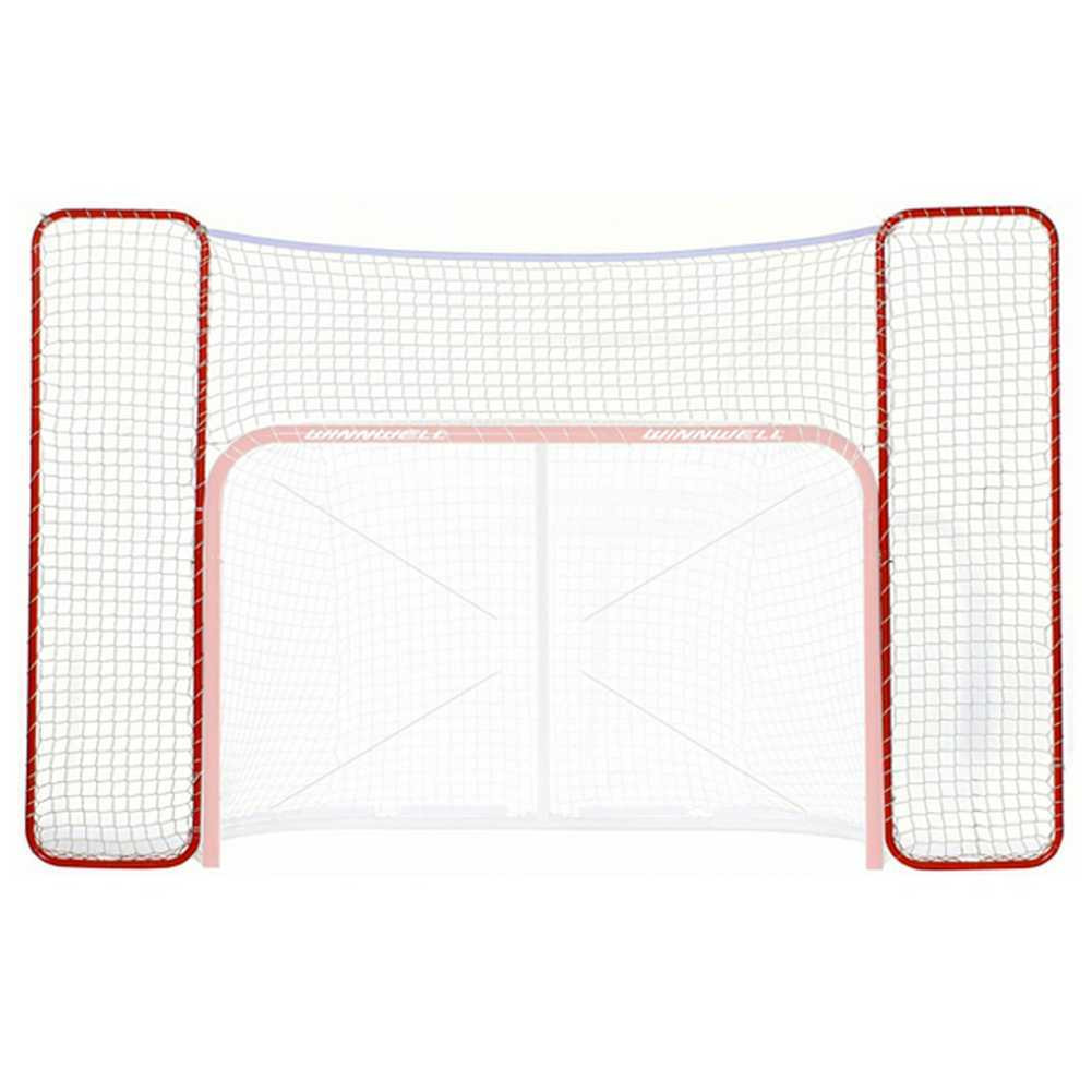 Winnwell 72" Backstop AddOn to 72" Hockey Net 1.5" Steel Posts, Red