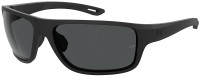 Under Armour Men's UA Battle Rectangular Sunglasses With Case � Matte Black/Gray