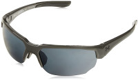 Under Armour Men's UA Blitzing Wrap Sunglasses � Shiny Jet Grey Frame/Grey Lens