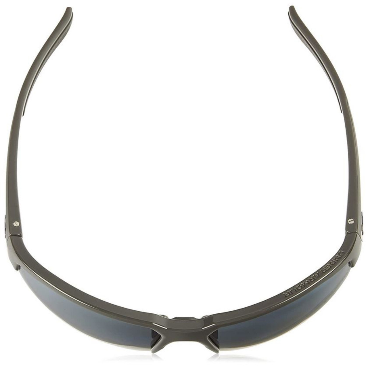 Under Armour Men's UA Blitzing Wrap Sunglasses Shiny Jet Grey Frame