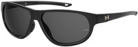 Under Armour Women's UA Intensity Oval Sunglasses - Black Frame/Grey Lens
