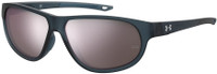 Under Armour Womens Intensity Oval Sunglasses, Blue Note Frame/Lilac Mirror Lens