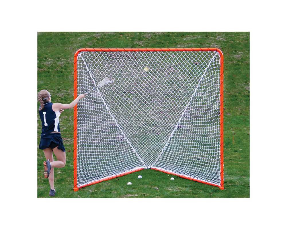 EZGoal 6' x 6' Folding Heavy Duty Lacrosse Goal 87514 Sports Diamond