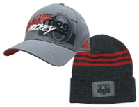 Adidas Mens NHL Ottawa Senators Hockey (2 Pack)Flex L/XL Baseball Cap & Knit Hat