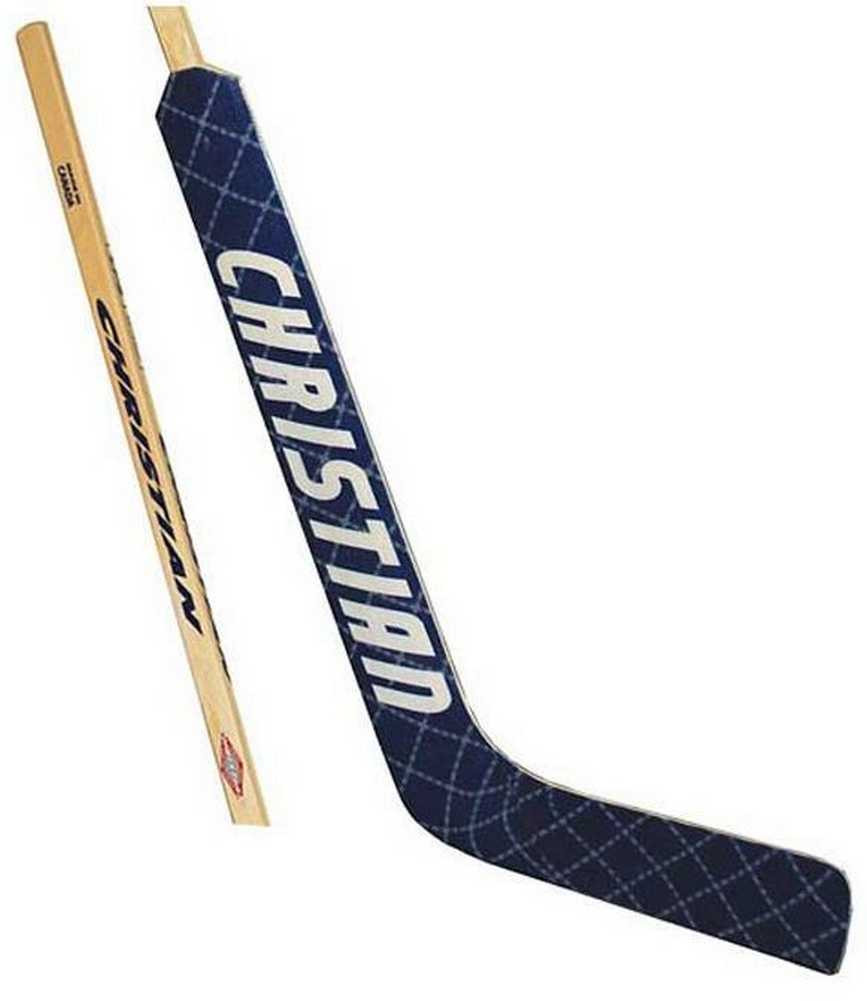 Christian Senior Goalie Hockey Stick Diamond Wrap Red, Blue, White