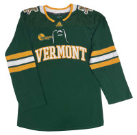 Adidas Men's NCAA Vermont Catamounts Hockey L/S Team Practice Jersey Shirt (52)