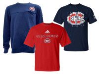 Adidas Mens NHL Montreal Canadiens Hockey (3 Pack) Sweatshirt 2 Tees T-shirt (M)