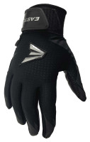 Easton Adult Slowpitch Pro Softball Goatskin Leather Palm Batting Gloves - Black