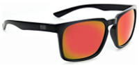 ONE By Optic Nerve Boiler Polarized Sunglasses – Black Frame/Red Mirror Lens