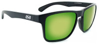 ONE By Optic Nerve Rumble Polarized Sunglasses – Black Frame/Green Lens W/Case