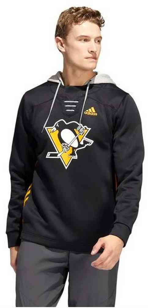 Adidas Men's NHL Pittsburgh Penguins Skate Lace Hoodie Hoody Sweatshirt -  Sports Diamond