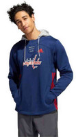 Adidas Men's NHL Washington Capitals Skate Lace Hoodie Hoody Sweatshirt