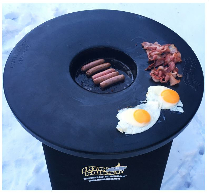 Fryin' Saucer Outdoor Portable Propane Deep Fryer, Camping Grill & More FS1307 Sports Diamond