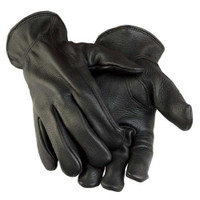 Northstar Men's Black Deerskin Gunn Cut Gloves (Unlined) 011B