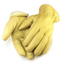 Northstar Mens Full Grain Tan Deerskin Gloves Lined 100 gram 3M Thinsulate 013T